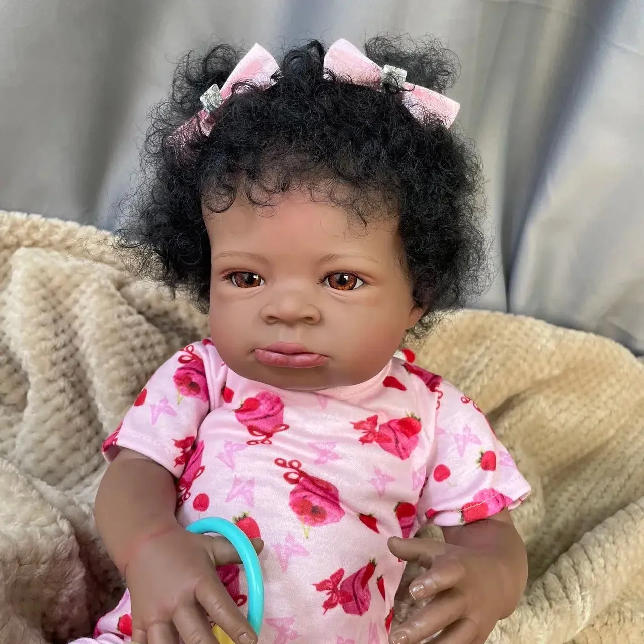 20 Inch Finished African American Doll Zoe