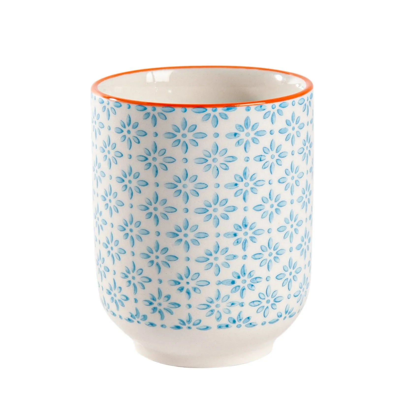 280ml Hand Printed Stoneware Tumbler - By Nicola Spring