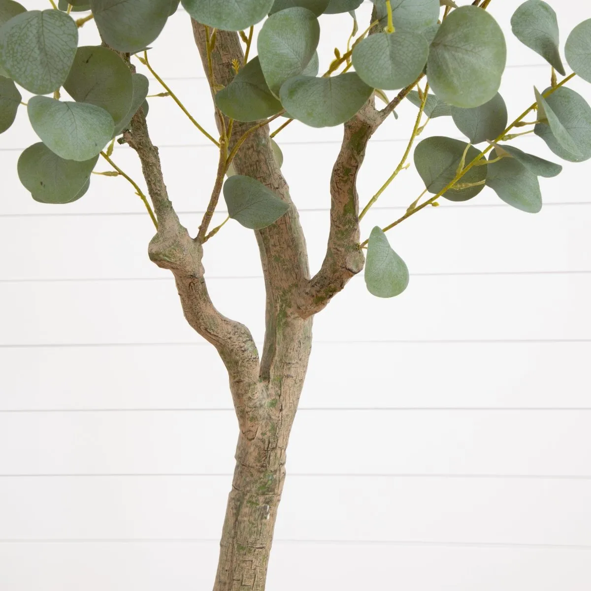 7.5' Faux Eucalyptus Tree | Realistic Indoor Greenery – Ed's Plant Shop