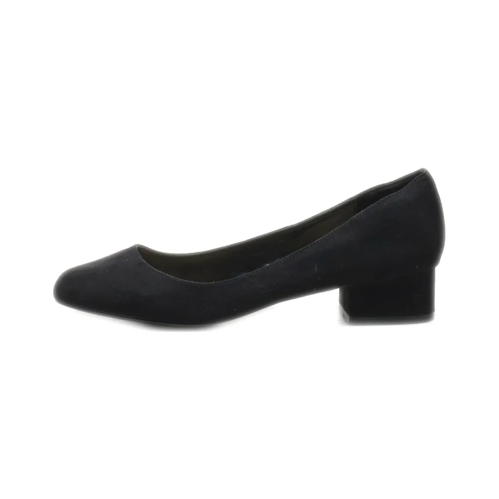 Aldo Kitten Heels Suede Black Colour For Women