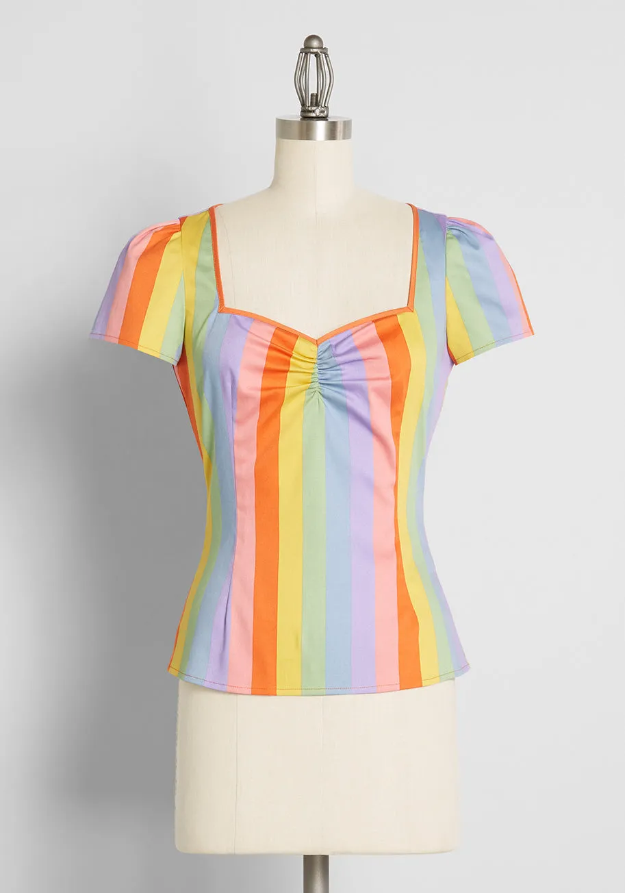 All Aboard The Rainbow Express Top