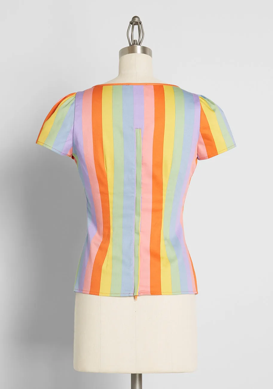 All Aboard The Rainbow Express Top