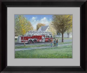 American Vignette—Fire Engine - Limited Edition Paper