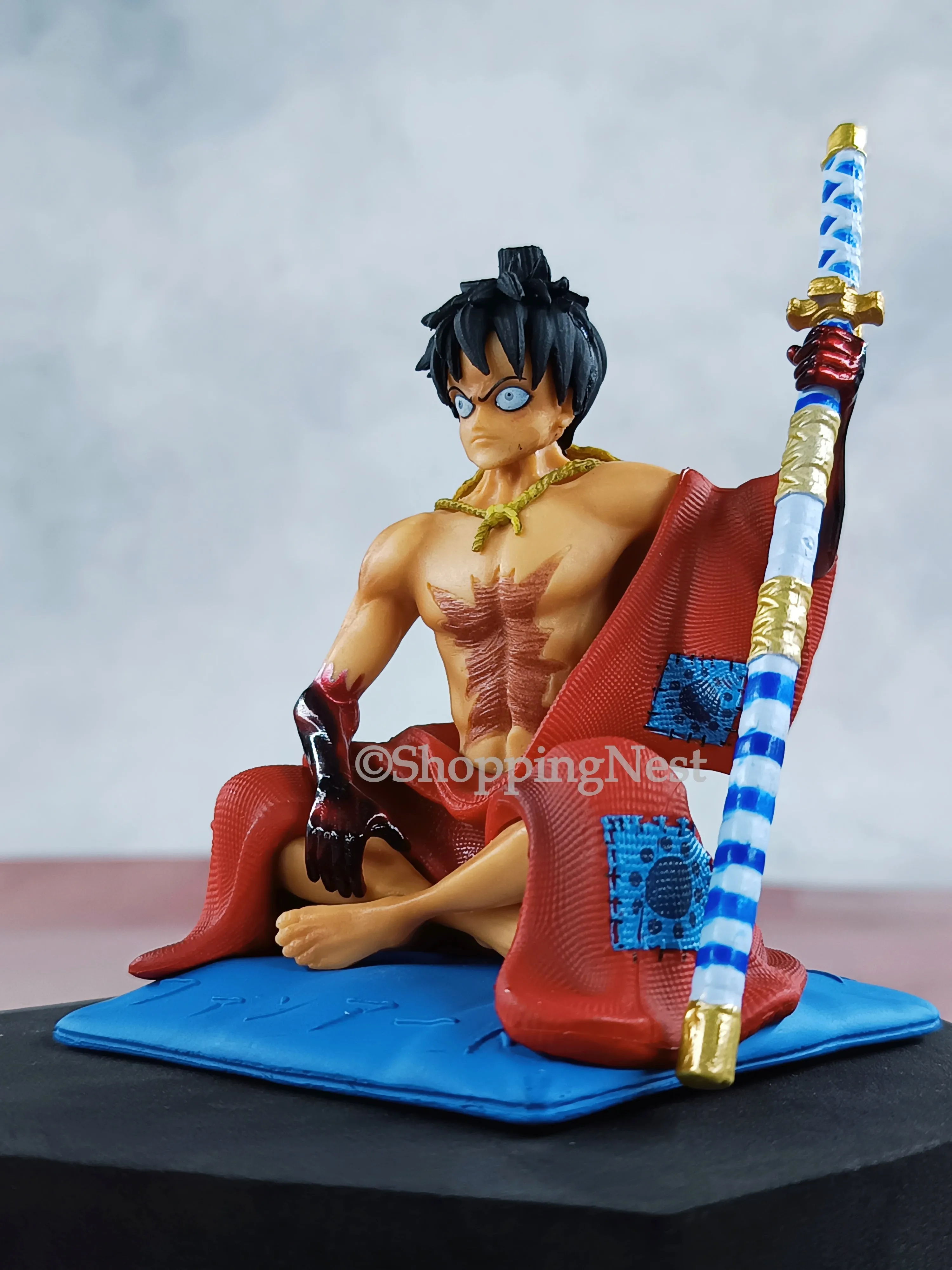 Anime One Piece Luffy Figure Style Kimono Land of Wano Country PVC Action Figure | 11 cms |