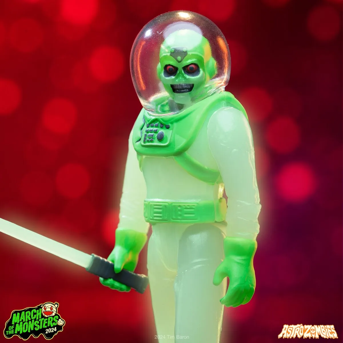 Astro Zombies ReAction Figures Wave 04 - Astro Zombie (Glow)