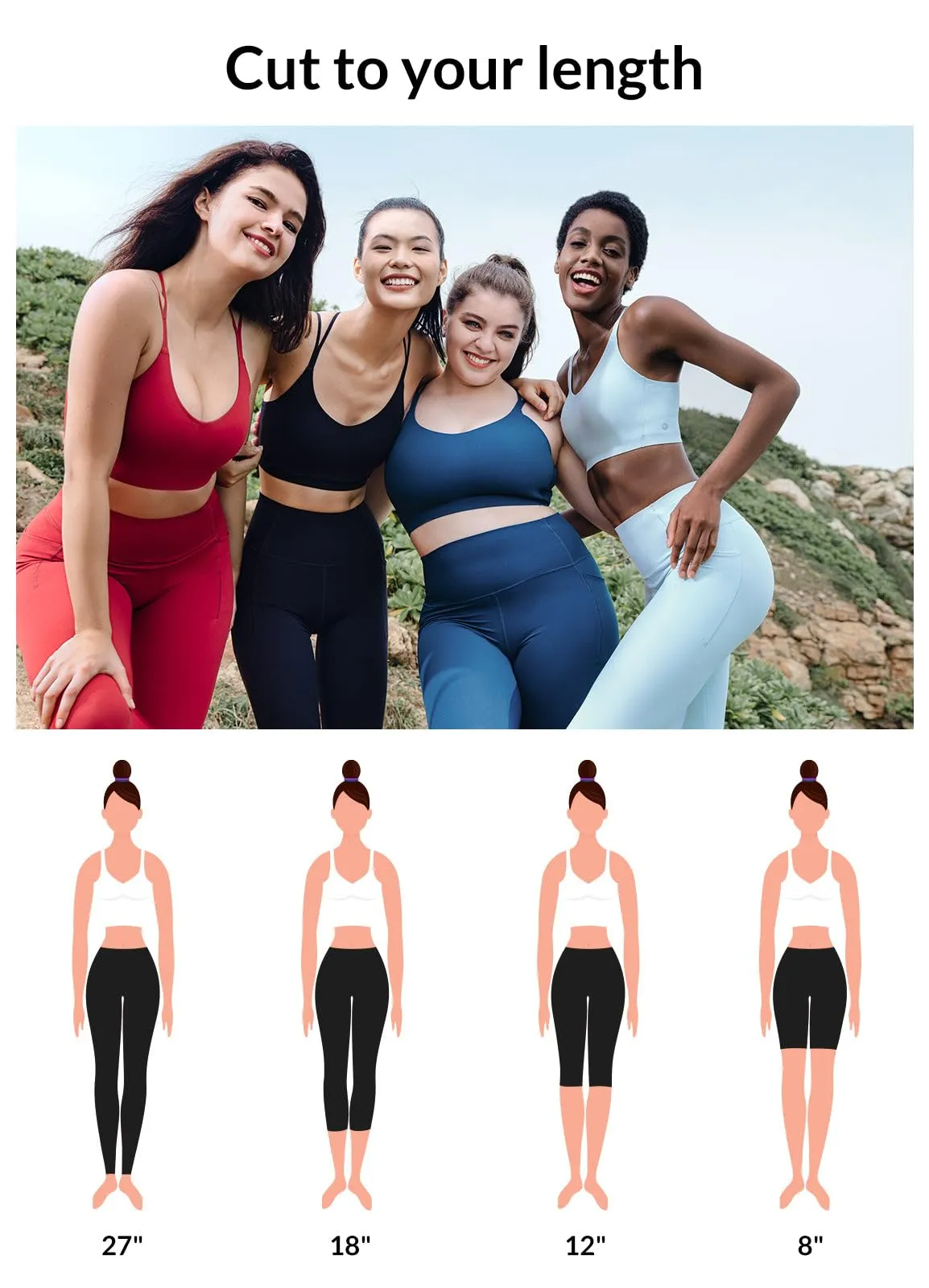 BALEAF Freeleaf Women's Workout Leggings with Pockets 7/8 Yoga Pants High Waisted Tummy Control Athletic Gym Leggings Black XS-M