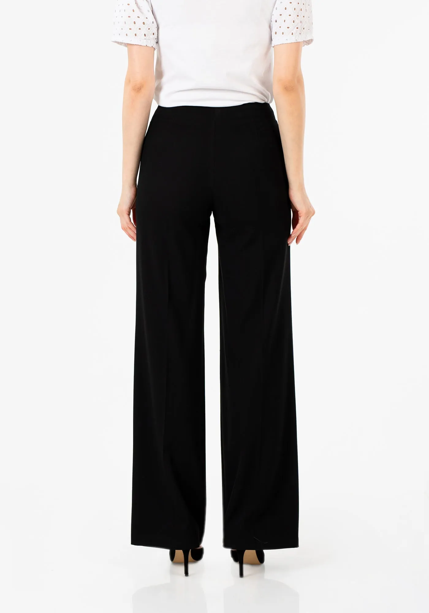 Black Wide-Leg Pants for a Sleek and Stylish Look - G-Line