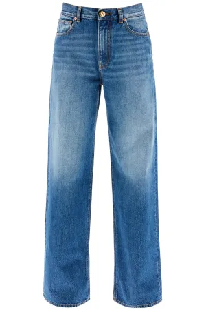 BLAZE MILANO wide leg jeans in narida sapphire java style