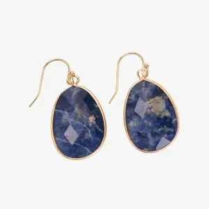 Blue Sapphire Drop Earrings - Designer Fashion Jewelry Australia