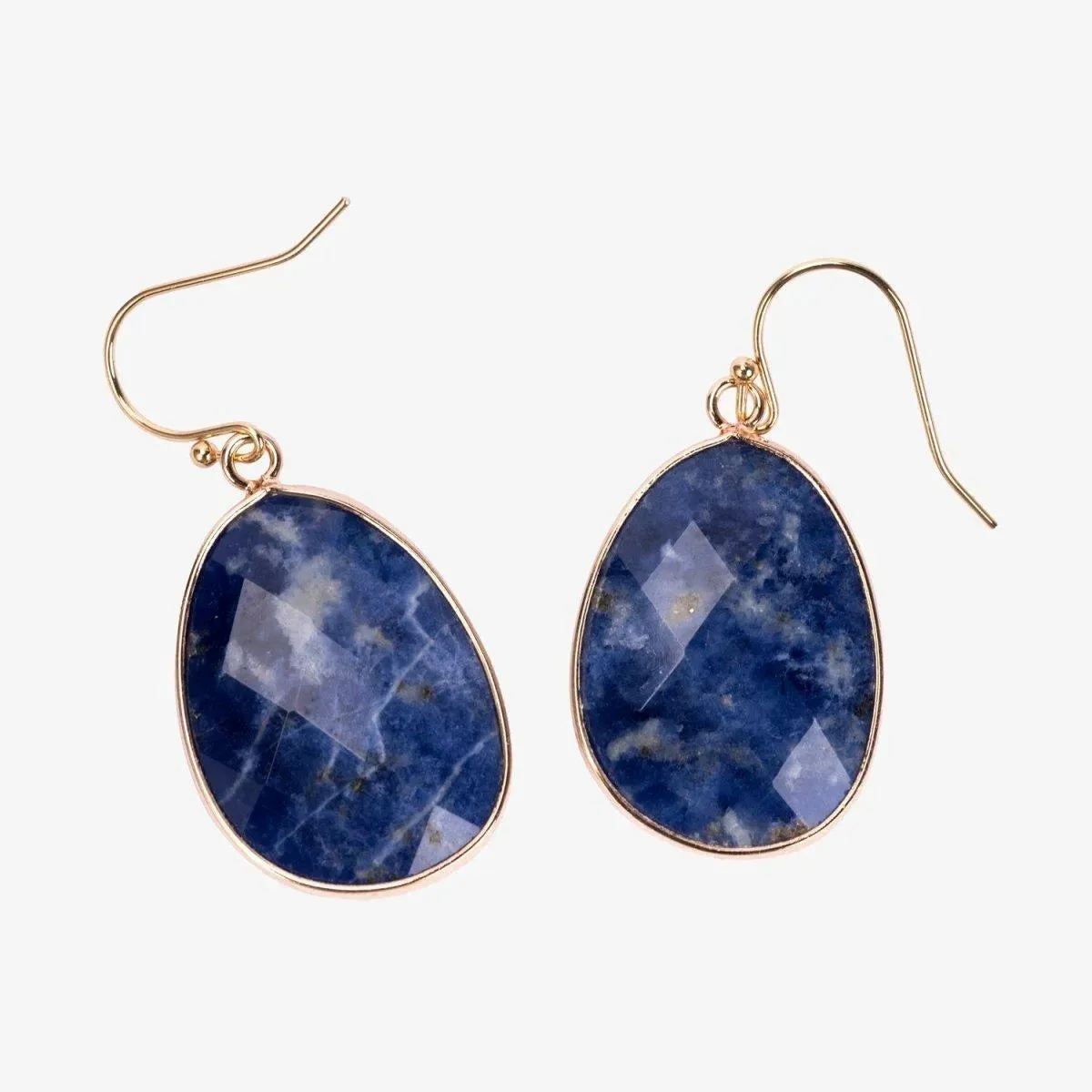 Blue Sapphire Drop Earrings - Designer Fashion Jewelry Australia