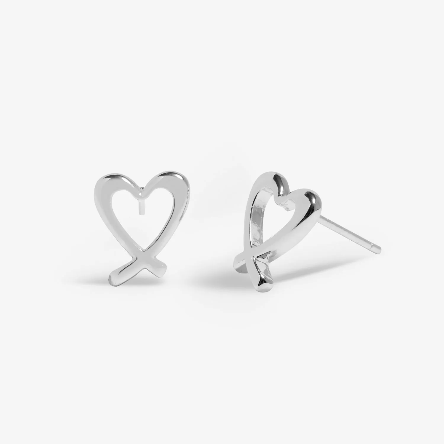 Boxed A Little With Love Silver Plated Earrings 7654