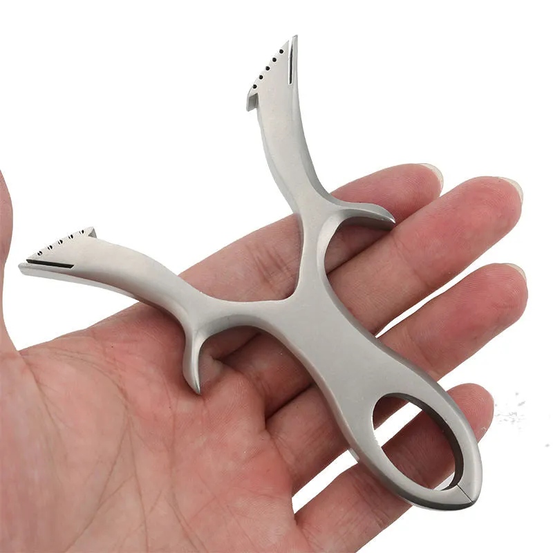 Buck Beak Tie Free Stainless Steel Slingshot