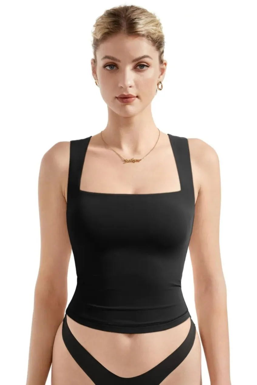 Buttery Soft Square Neck Tank Top