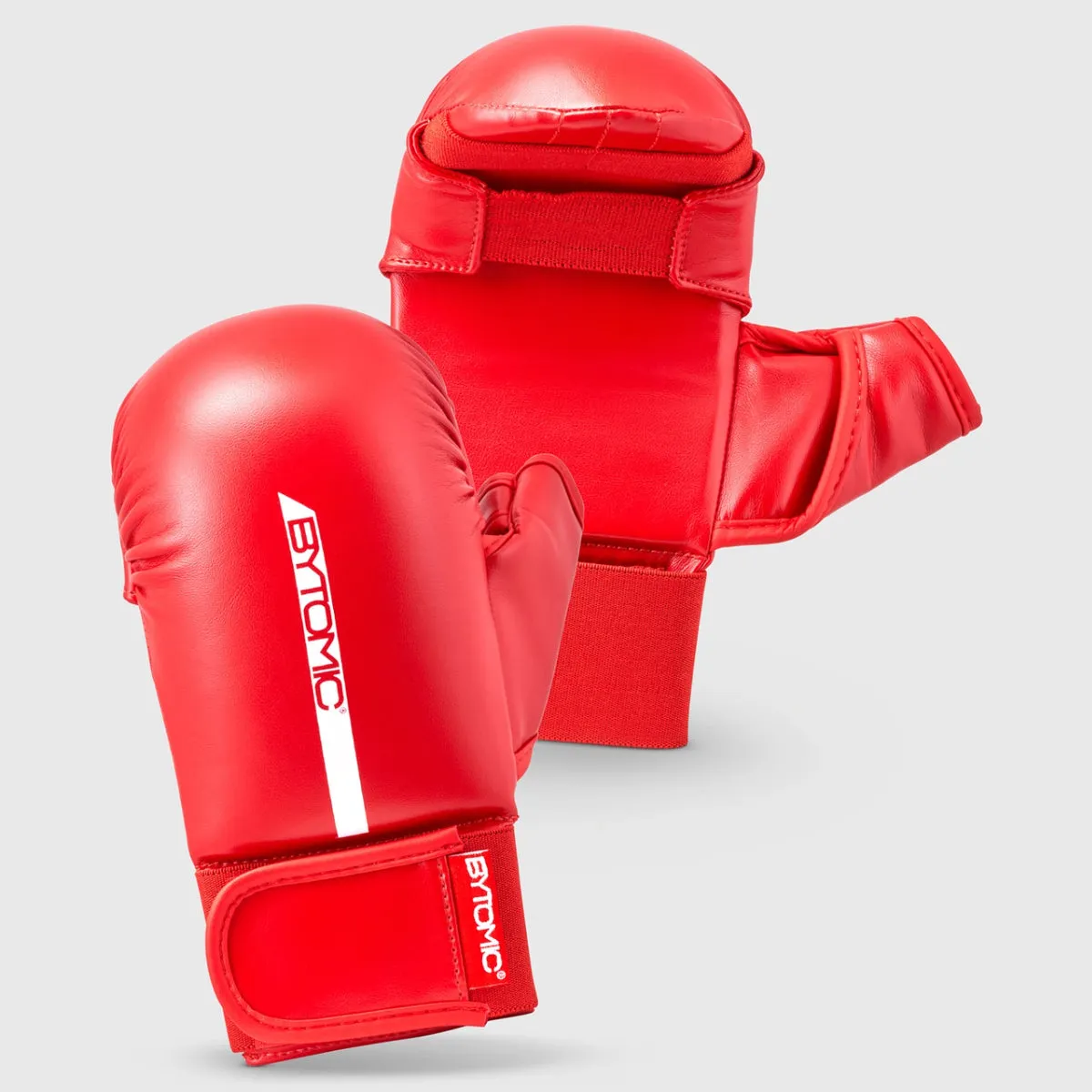 Bytomic Red Label Karate Mitt with Thumb Red/White