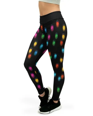 Christmas Lights Yoga Pants