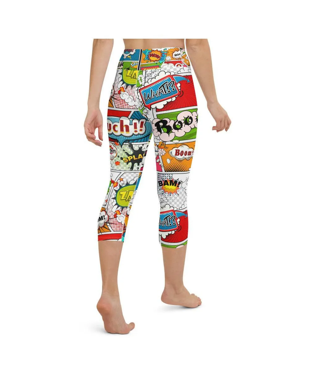 Comic Book Super Hero Yoga Capris