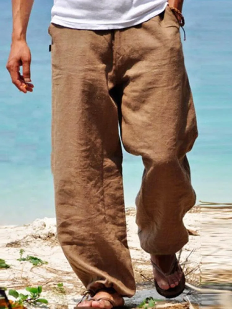 Cotton Beach Casual Trousers