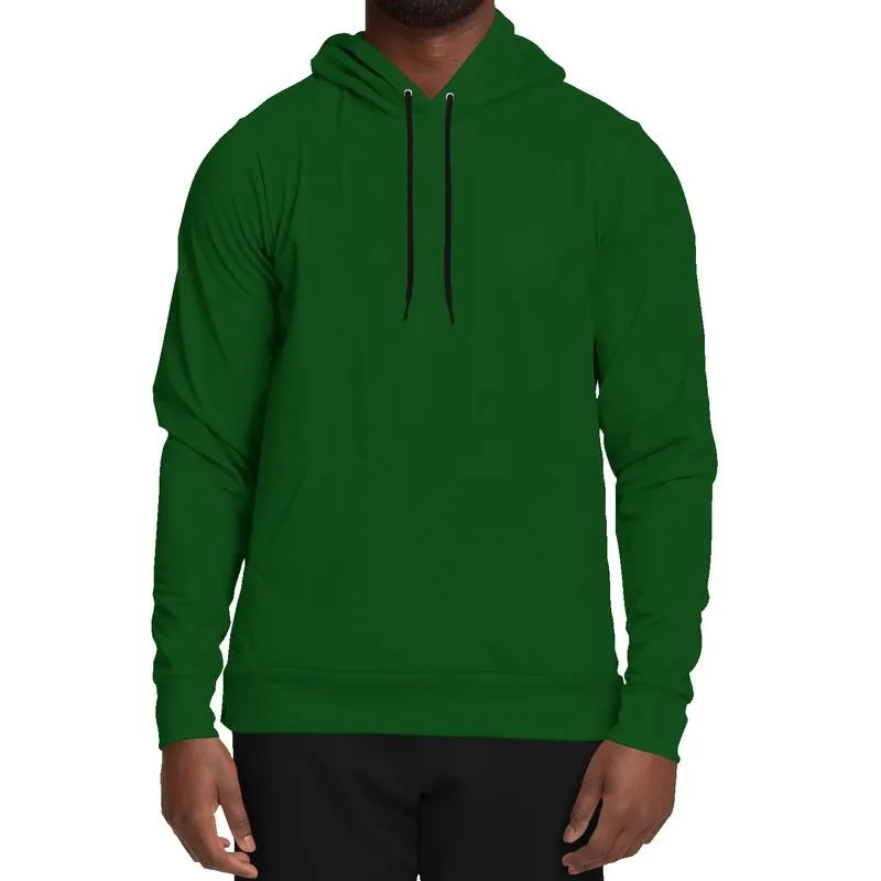 Dark Green Hoodie | Unisex | with PLUS sizes | C75M0Y100K80