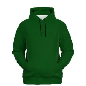 Dark Green Hoodie | Unisex | with PLUS sizes | C75M0Y100K80