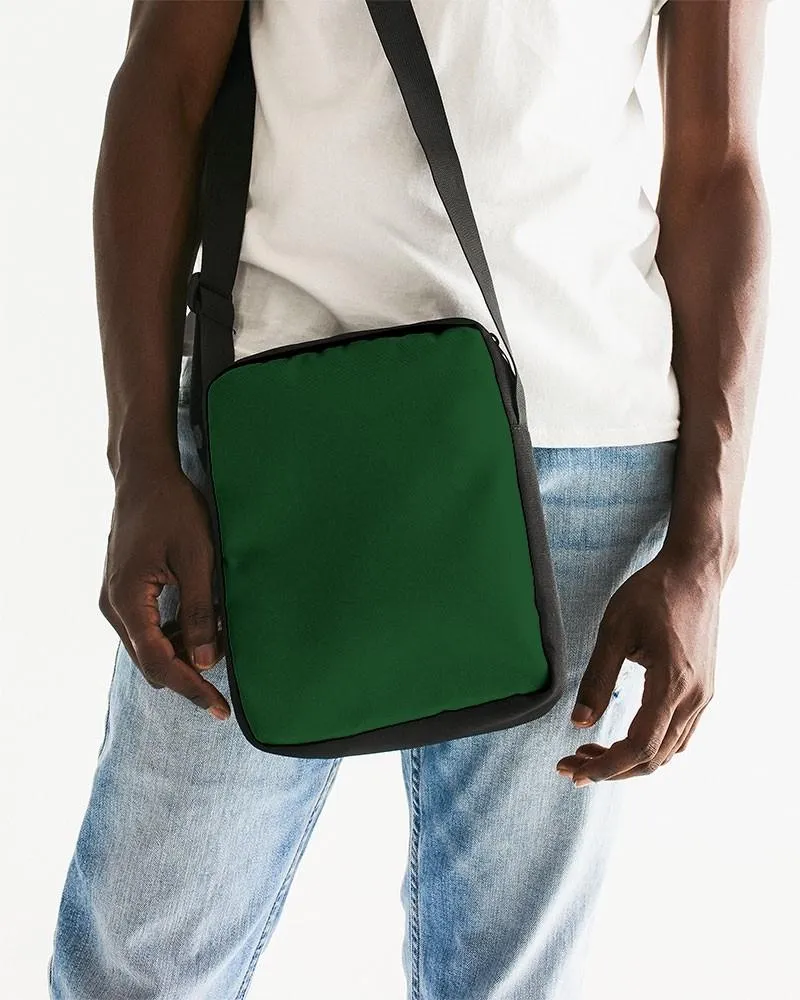 Dark Green Messenger Pouch | Dark Pure Green | C100M0Y100K80