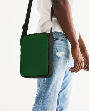 Dark Green Messenger Pouch | Dark Pure Green | C100M0Y100K80