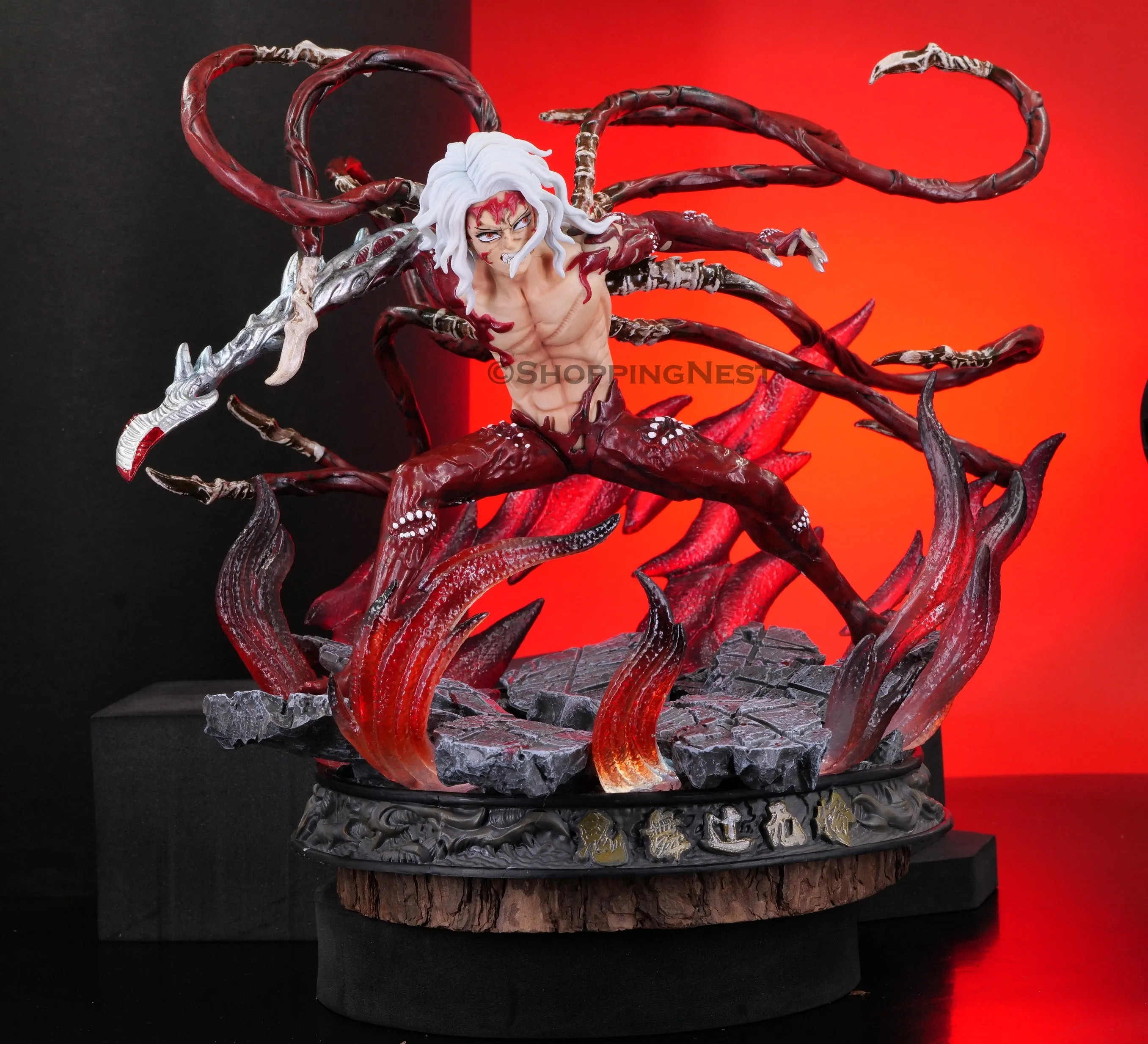 Demon Slayer Kibutsuji Muzan Ghost King Combat Action Figure  | 30 Cms |