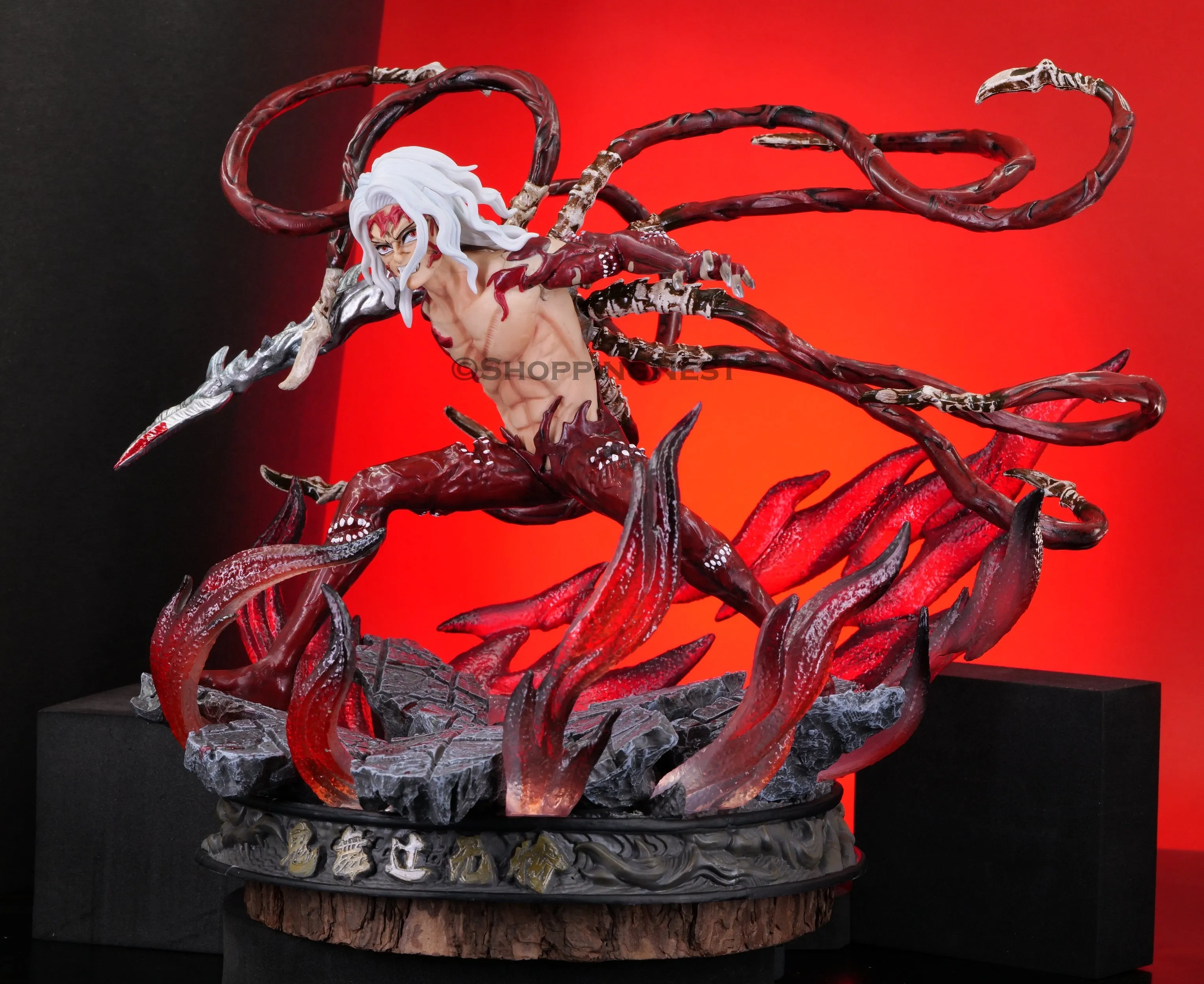 Demon Slayer Kibutsuji Muzan Ghost King Combat Action Figure  | 30 Cms |