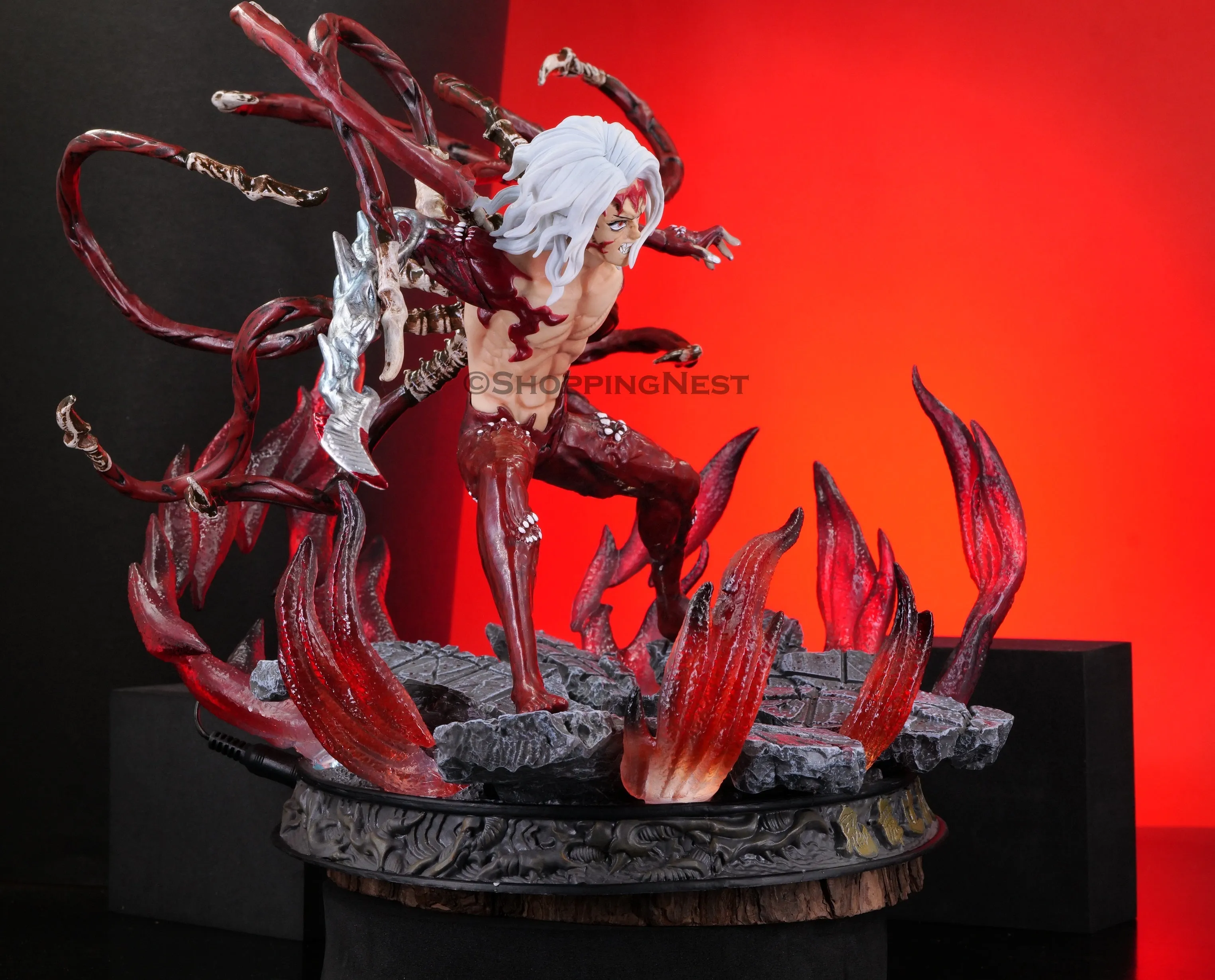 Demon Slayer Kibutsuji Muzan Ghost King Combat Action Figure  | 30 Cms |