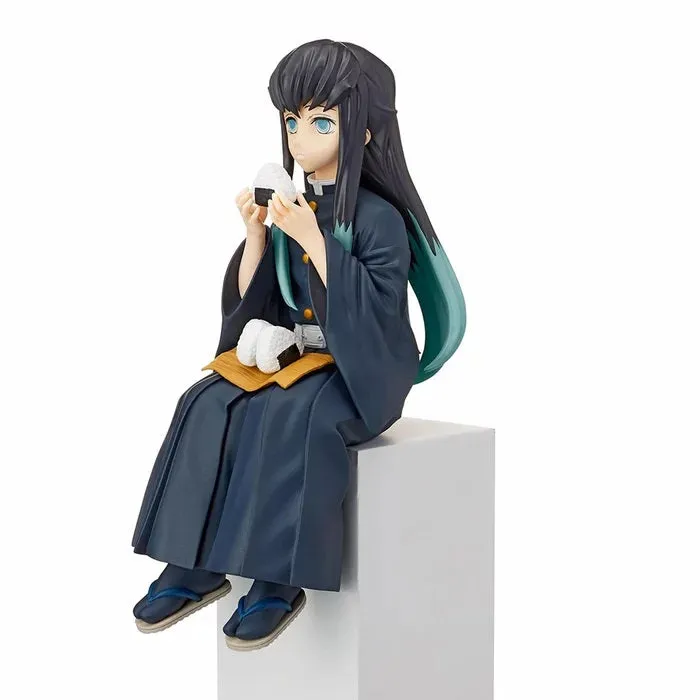 Demon Slayer Muichiro Tokito Perching Sitting Eating 13.5 CM Action Figure