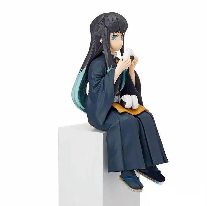 Demon Slayer Muichiro Tokito Perching Sitting Eating 13.5 CM Action Figure