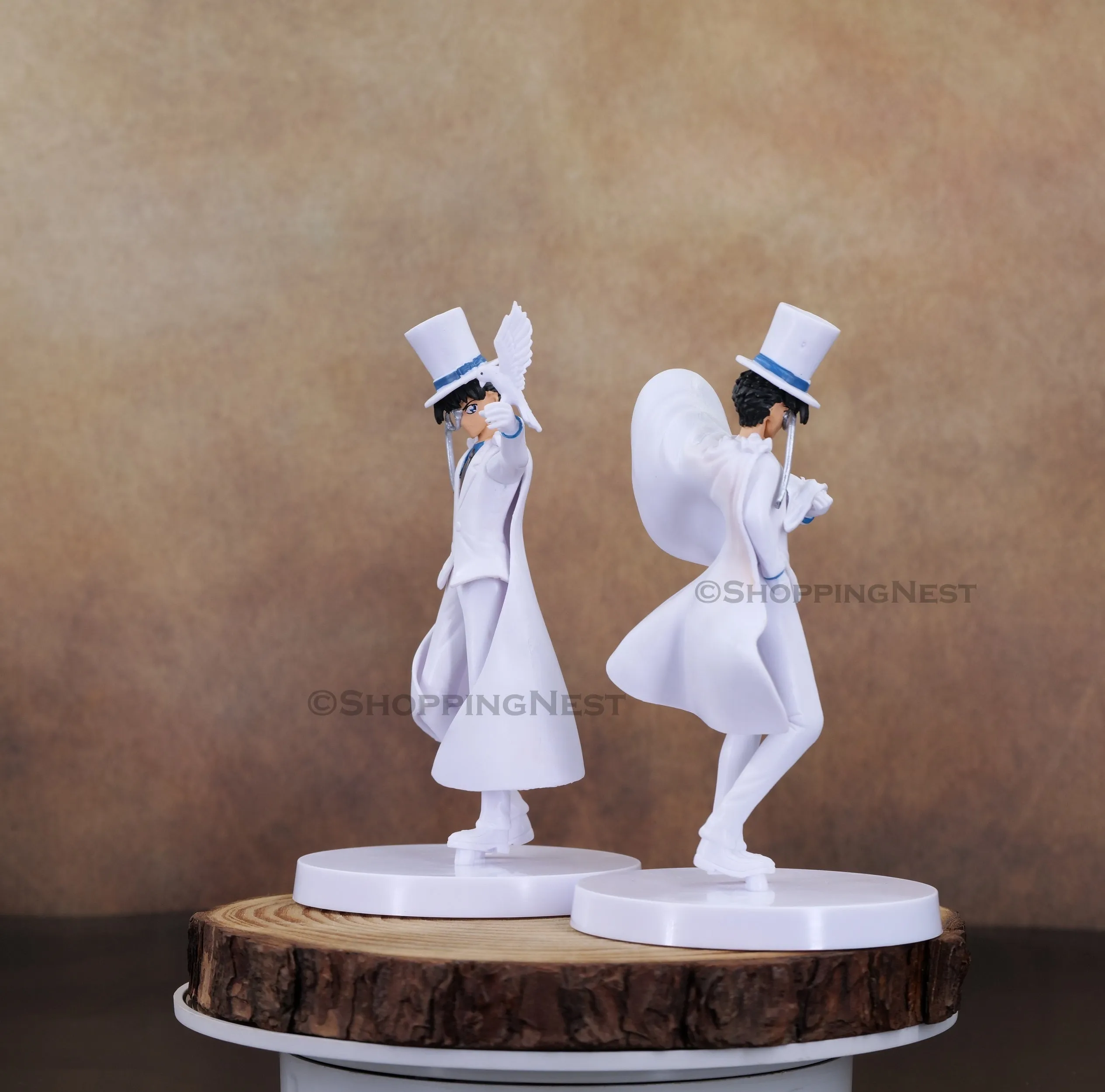 Detective Konan White Coat Set of 2 Action Figurine PVC Multicolour Anime Figurine | 15 CMS |