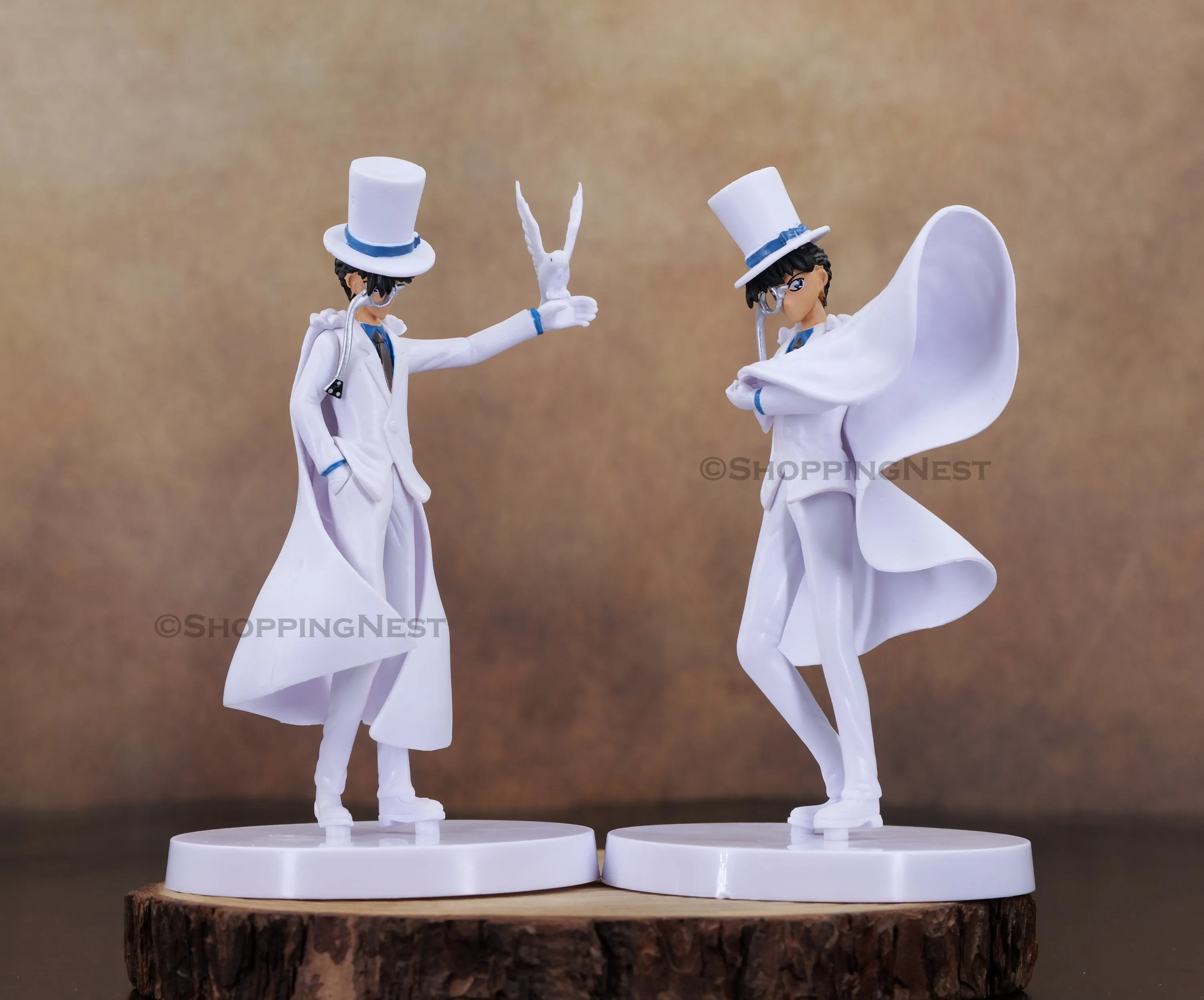 Detective Konan White Coat Set of 2 Action Figurine PVC Multicolour Anime Figurine | 15 CMS |