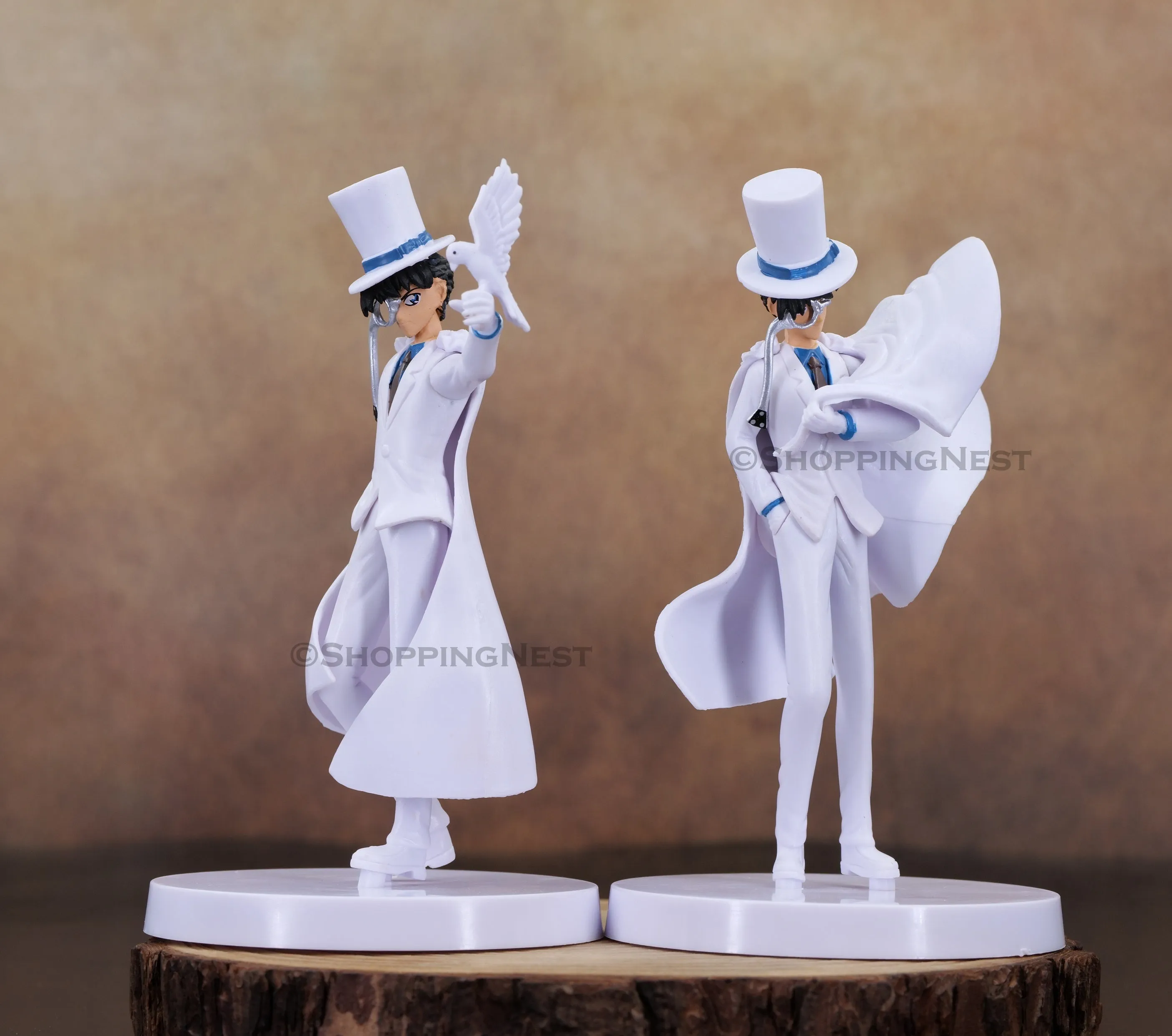 Detective Konan White Coat Set of 2 Action Figurine PVC Multicolour Anime Figurine | 15 CMS |