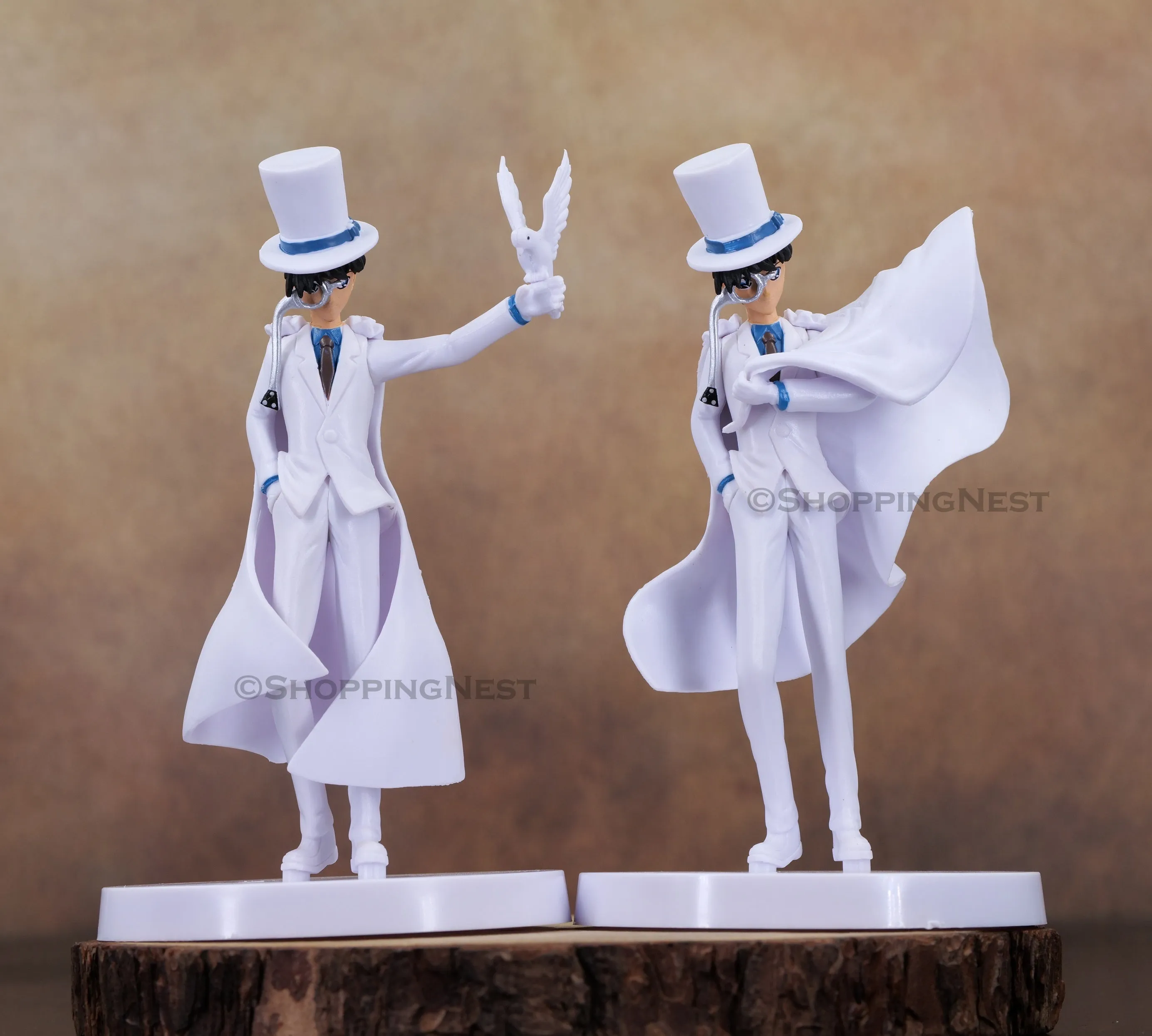 Detective Konan White Coat Set of 2 Action Figurine PVC Multicolour Anime Figurine | 15 CMS |