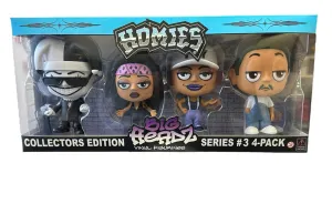 DGA HOMIES™ - BIG HEADZ 4-Pack Figure Set - Series #3