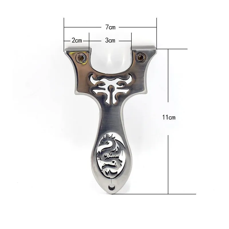 Dragon And Bull Totem Stainless Steel Slingshot