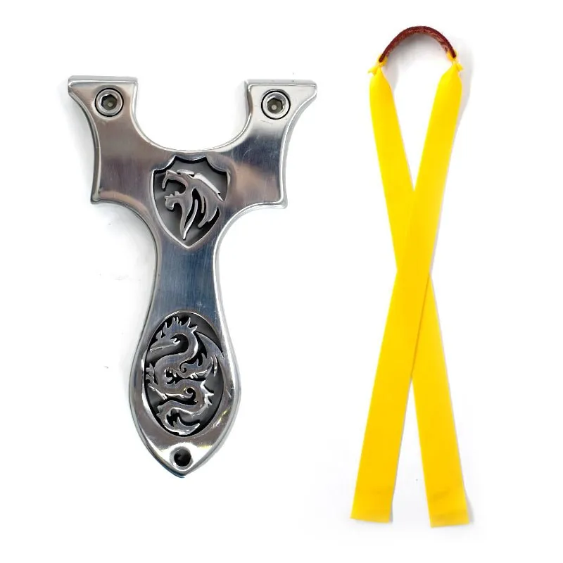 Dragon and Lion Totem Stainless Steel Slingshot