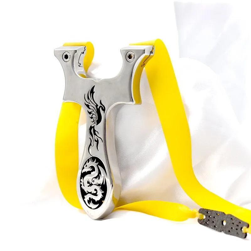 Dragon and Phoenix Stainless Steel Slingshot