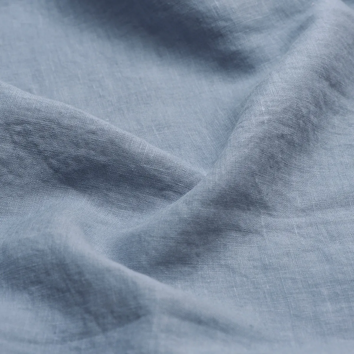 Dusk Blue Linen Blend Pillowcase (Pair)