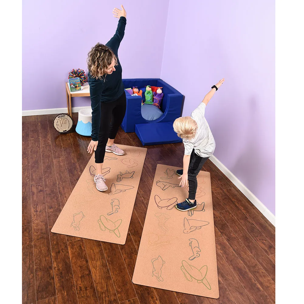 Eco-Friendly Bunny Cork Yoga Mat | Antimicrobial & Biodegradable