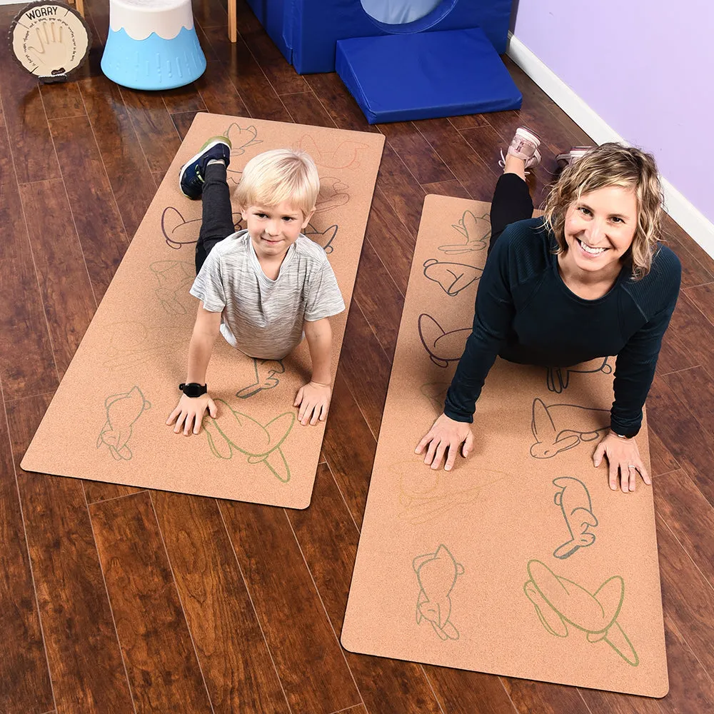 Eco-Friendly Bunny Cork Yoga Mat | Antimicrobial & Biodegradable