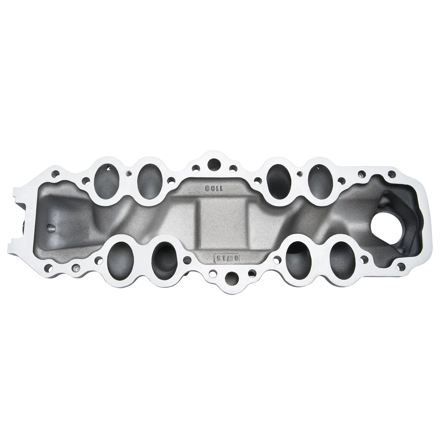 Edelbrock 11033 Edelbrock Black Slingshot Dual Carb Intake Manifold 1938-53