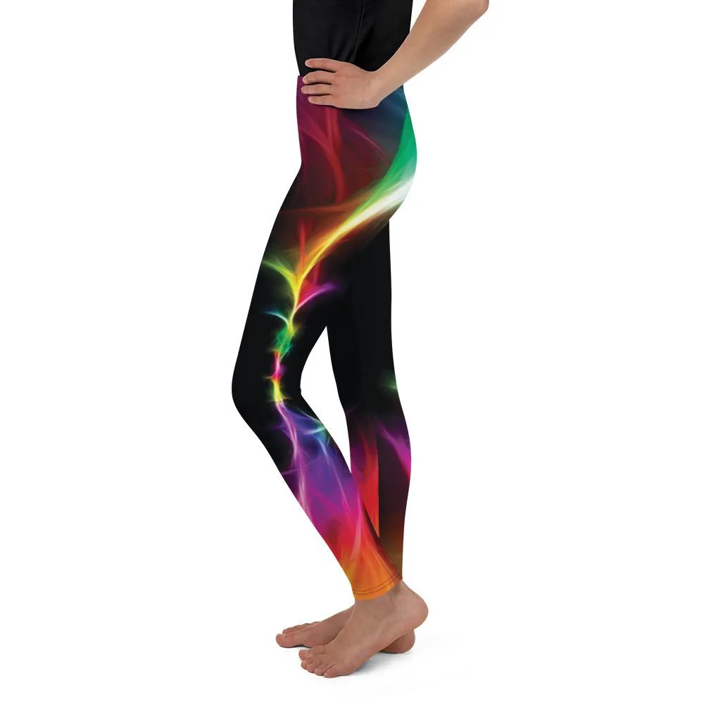 EDM Particle Wave Youth Leggings