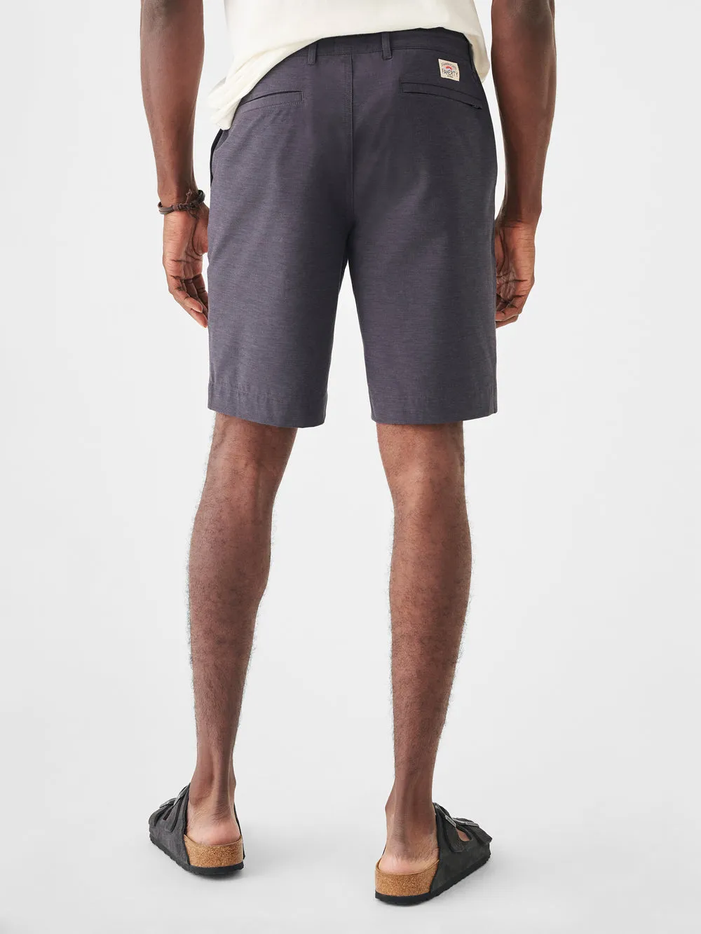 Faherty Belt Loop All Day Shorts in Charcoal