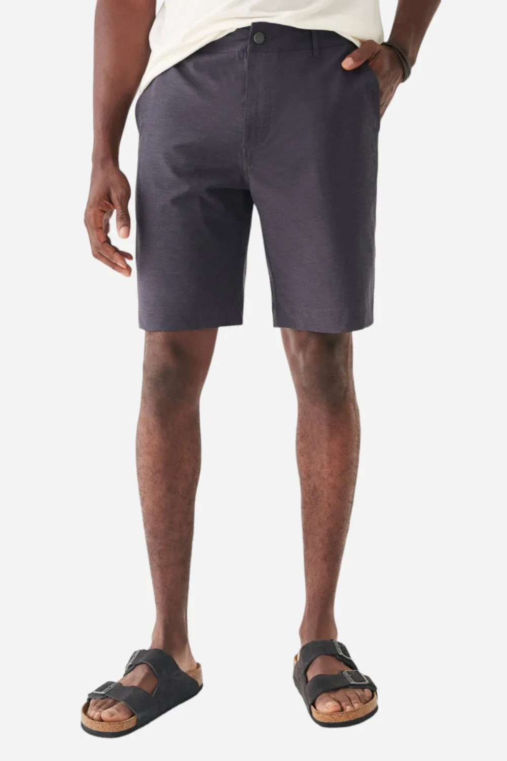 Faherty Belt Loop All Day Shorts in Charcoal