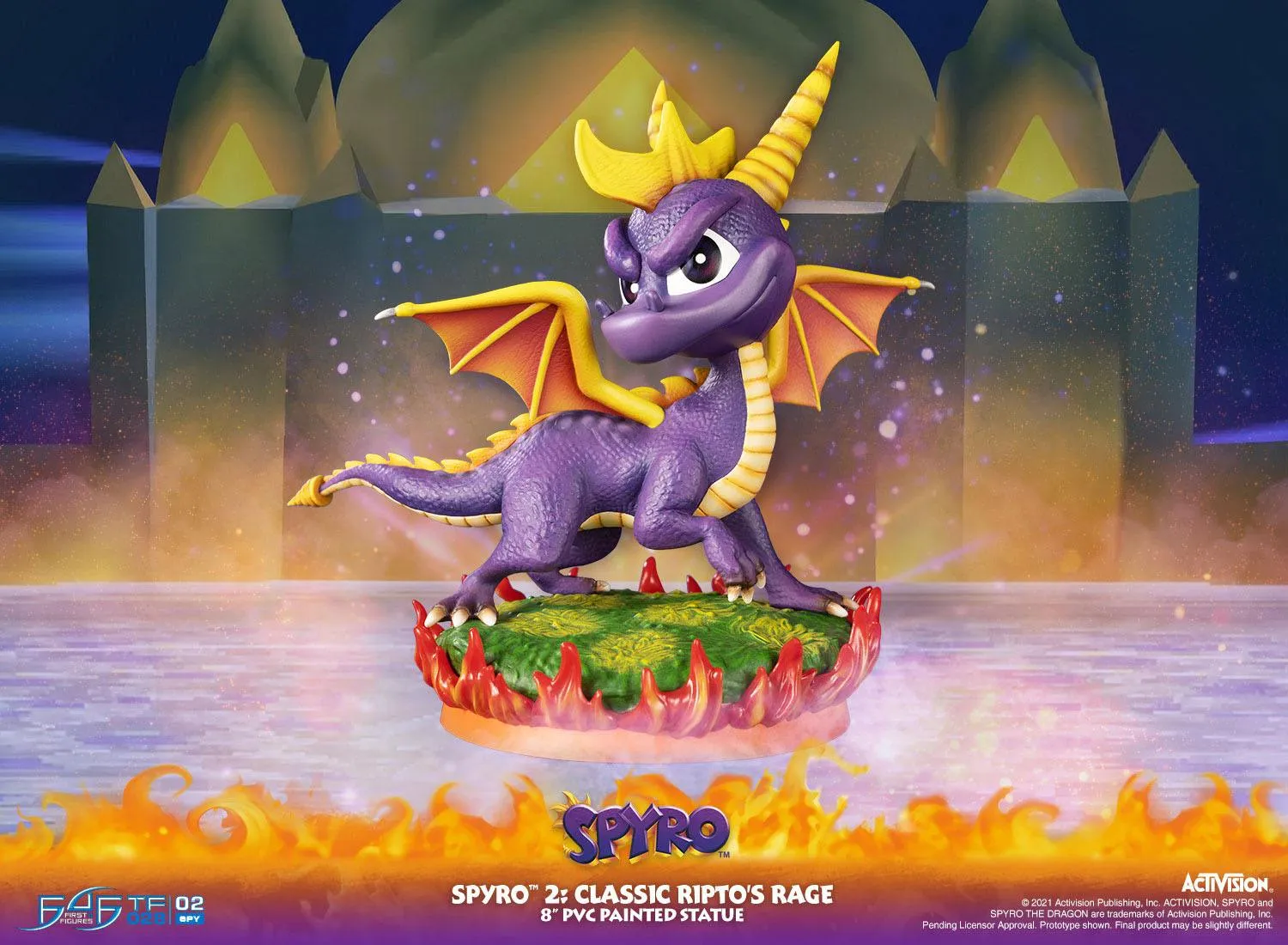 First 4 Figures Spyro 2: Ripto's Rage Spyro PVC Statue