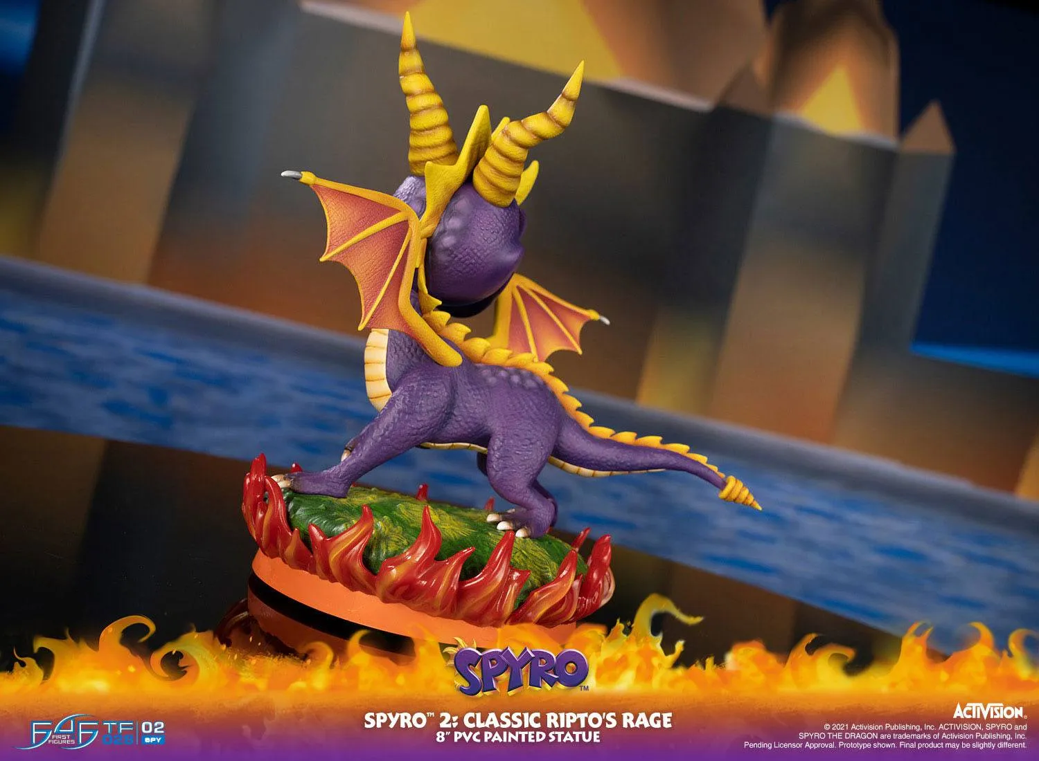 First 4 Figures Spyro 2: Ripto's Rage Spyro PVC Statue