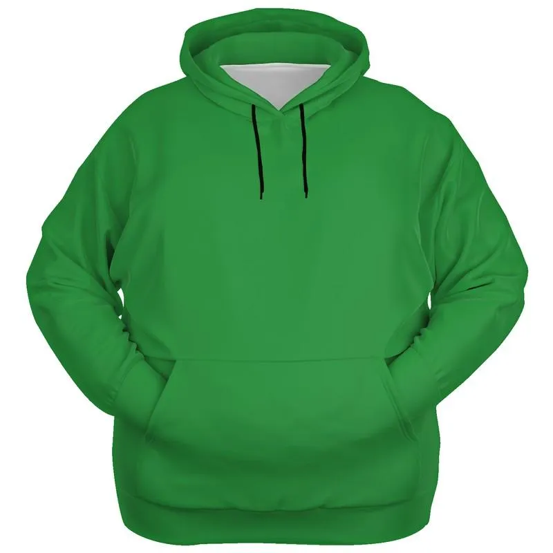 Forest Green Hoodie | Unisex | with PLUS sizes | C75M0Y100K30