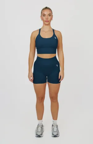 Form Seamless Scrunch Shorts & Sports Bra Set - Deep Turquoise