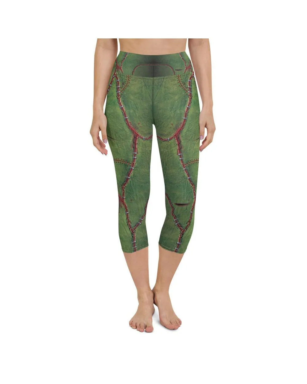 Frankenstein Inspired Yoga Capris